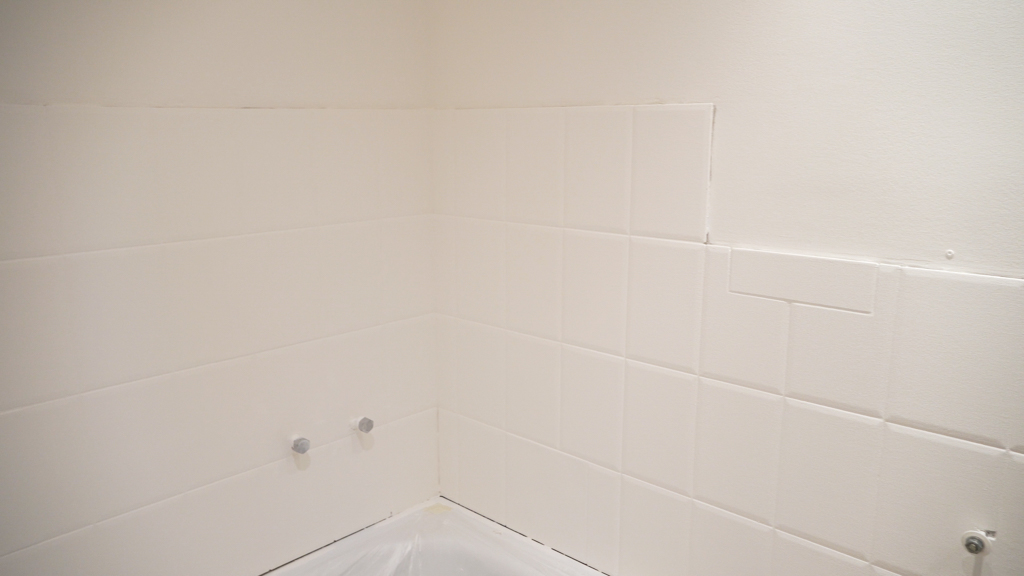 Łazienka pomalowana farbą Elastoflex