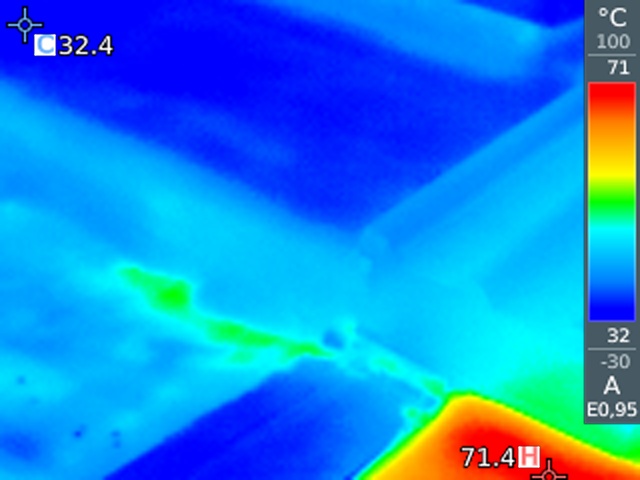 Zdjęcia z kamery termowizyjnej