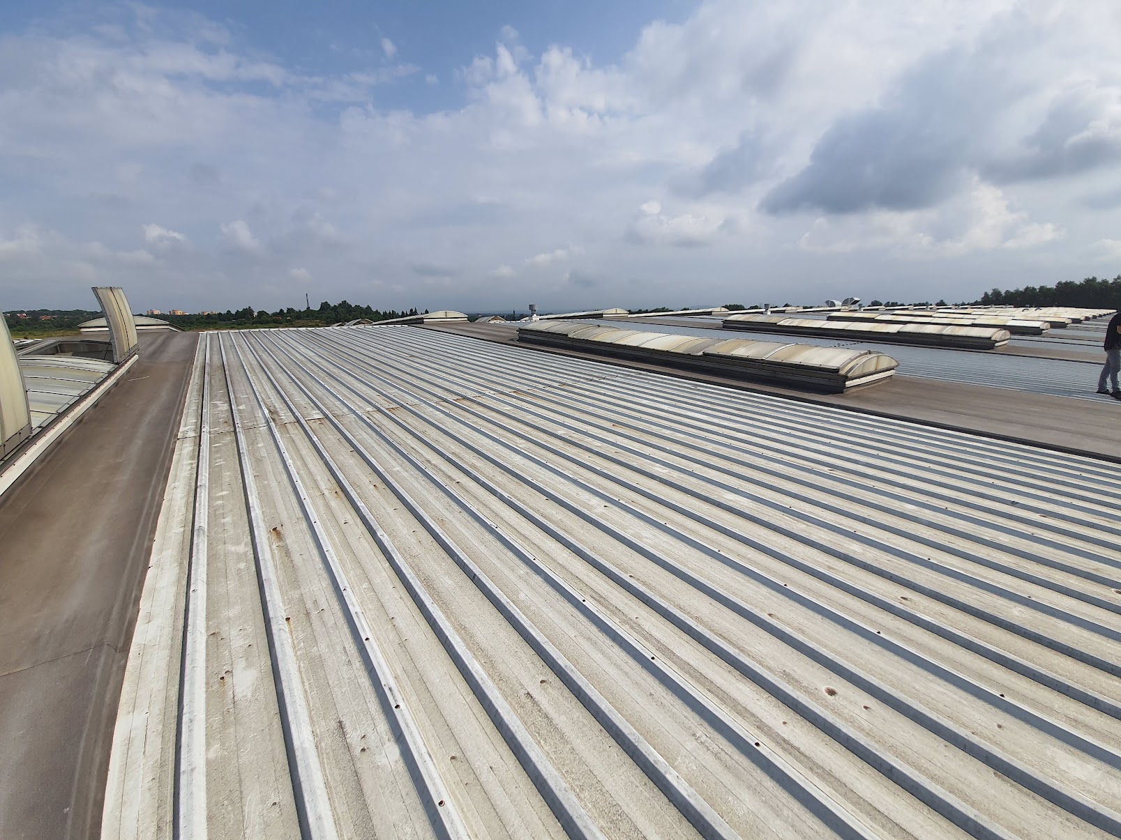 Dach z papy przed hydroizolacjÄ…