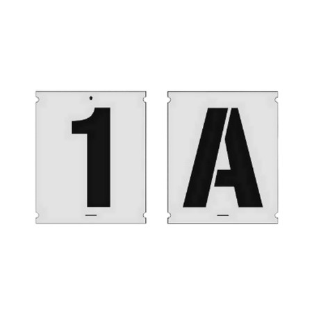 Letter and number templates - 900 mm