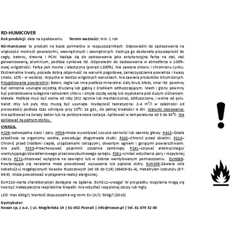 Humicover paint for damp substrates Humicover paint for damp substrates