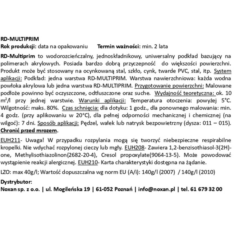Grunt na trudne podłoża - Multiprim - Noxan.pl Grunt na trudne podłoża - Multiprim - Noxan.pl