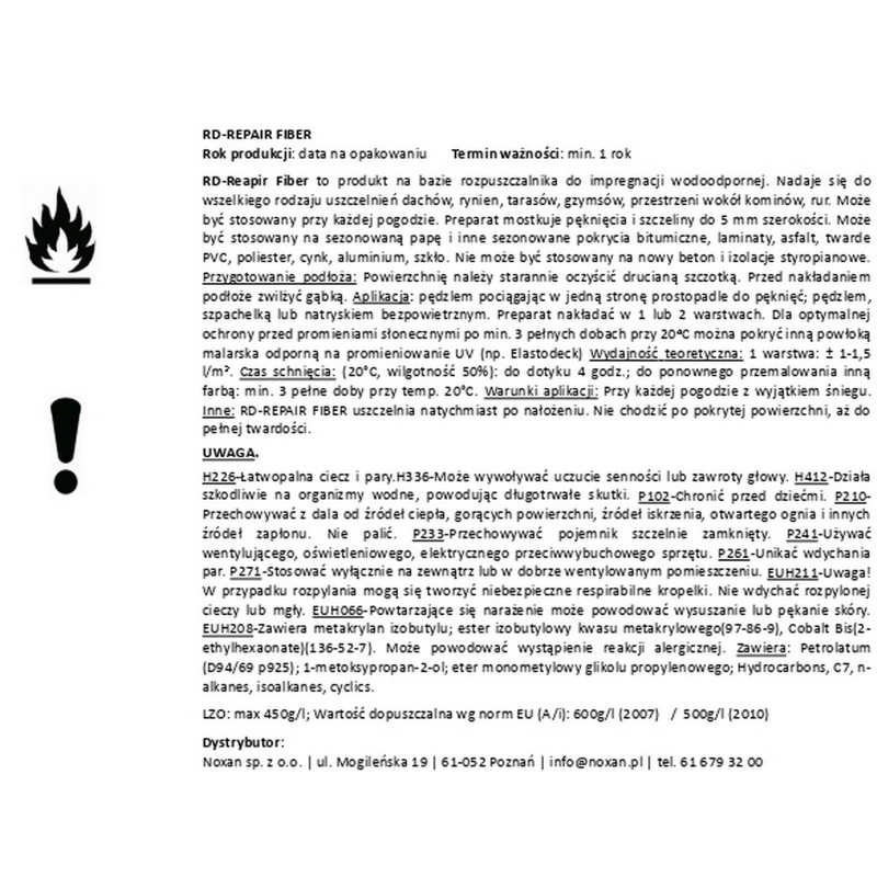 RD-Fiber roof sealing compound RD-Fiber roof sealing compound