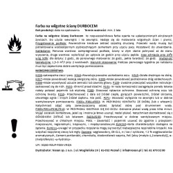 Durbocem - farba do wilgotnych ścian Durbocem - farba do wilgotnych ścian