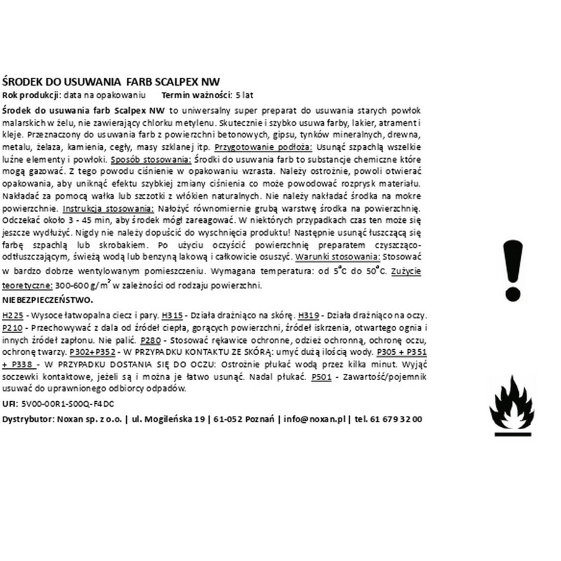 Scalpex NW paint stripper Scalpex NW paint stripper