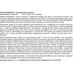 Najsilniejszy klej montażowy, natychmiastowy - Siroflex Grip & Grab Najsilniejszy klej montażowy, natychmiastowy - Siroflex Grip & Grab