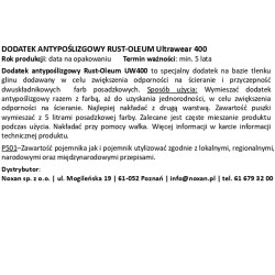 Dodatek antypoślizgowy Ultra Wear 400 Dodatek antypoślizgowy Ultra Wear 400