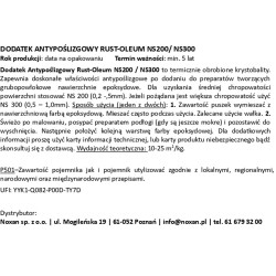 Dodatek antypoślizgowy NS 300 Dodatek antypoślizgowy NS 300