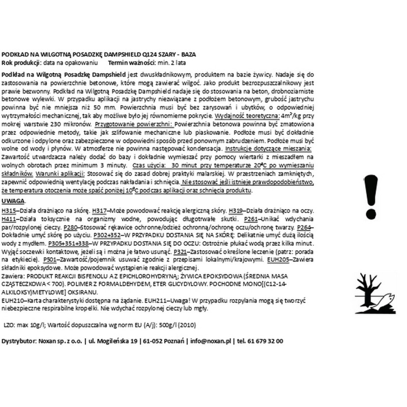 Primer for damp concrete - Dampshield Q124 Primer for damp concrete - Dampshield Q124