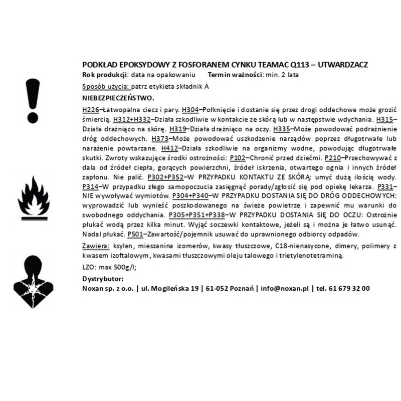 Epoxy anti-corrosion primer Q113 Epoxy anti-corrosion primer Q113