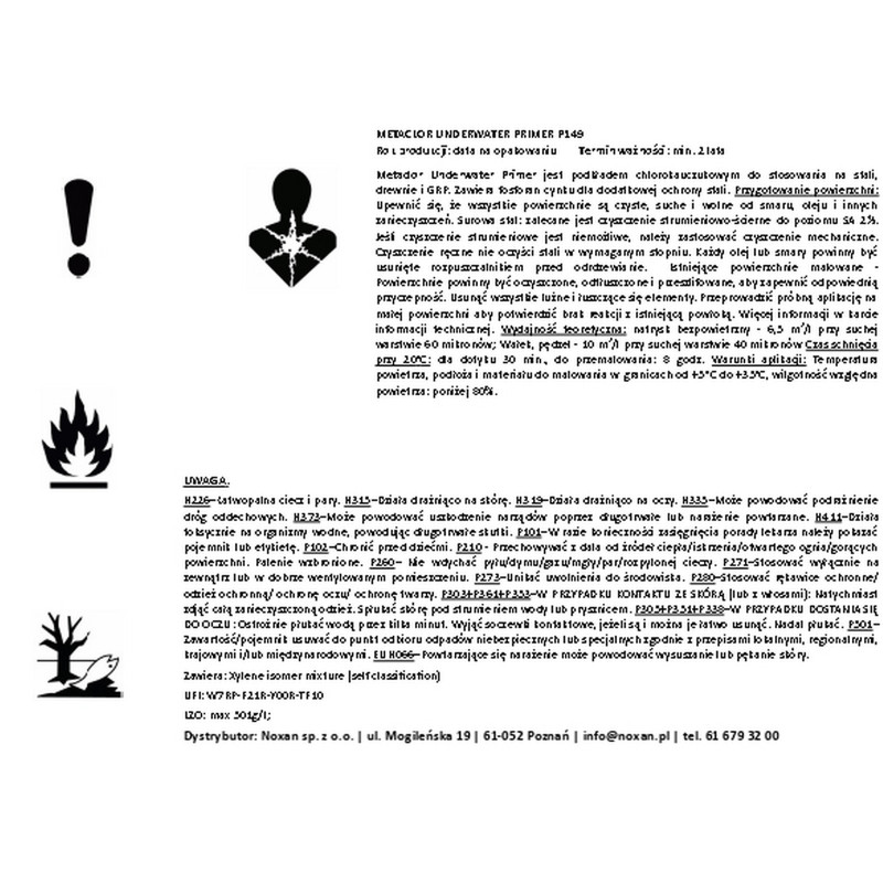 Chlorinated rubber primer - Metaclor - Noxan.pl Chlorinated rubber primer - Metaclor - Noxan.pl