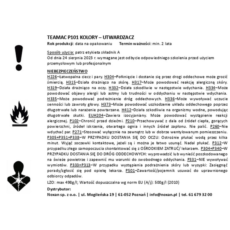 Polyurethane coating - P101 Polyurethane coating - P101
