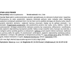 Farba odcinająca zacieki i plamy Stain Lock Farba odcinająca zacieki i plamy Stain Lock