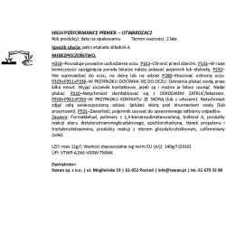 Podkład/impregnat epoksydowy - HP Primer W221 Podkład/impregnat epoksydowy - HP Primer W221