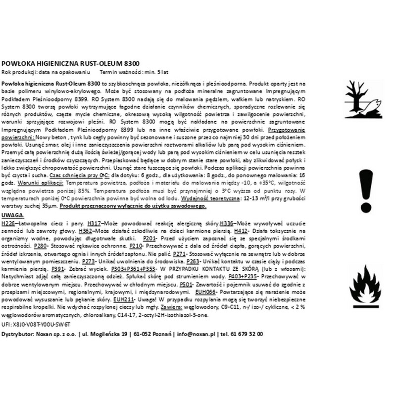 Rust-Oleum 8300 paint Rust-Oleum 8300 paint