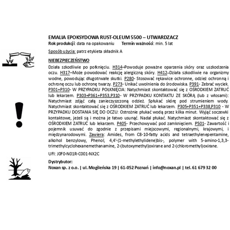 Emalia chemoodporna epoksydowa - Rust-Oleum 5500 Emalia chemoodporna epoksydowa - Rust-Oleum 5500