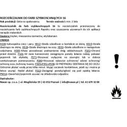 Rozcieńczalnik 16 Rozcieńczalnik 16