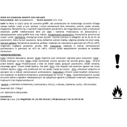 Spray do usuwania graffiti Q607 Spray do usuwania graffiti Q607