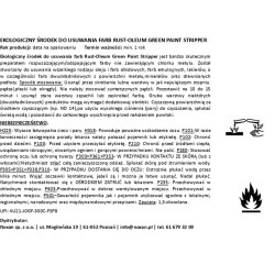 Ekologiczne usuwanie farb Green Paint Stripper Ekologiczne usuwanie farb Green Paint Stripper