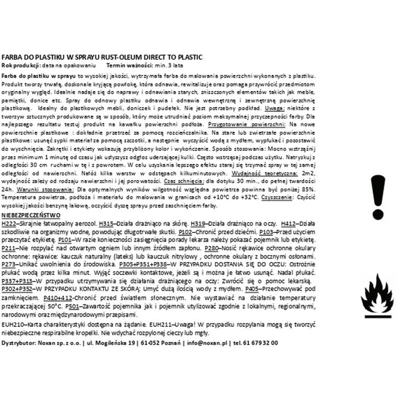 Spray do plastiku Spray do plastiku