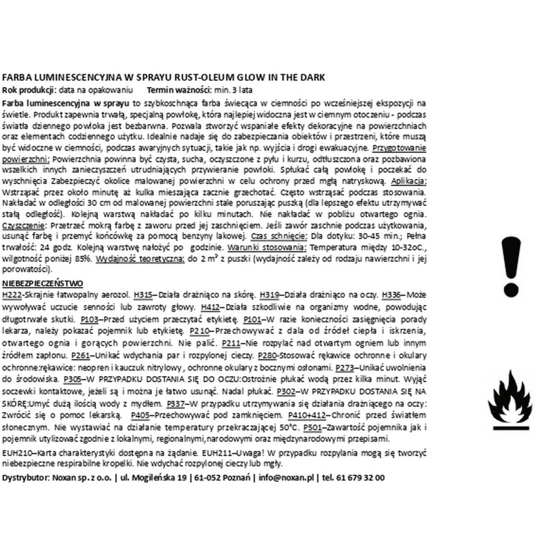 Luminescent spray Luminescent spray