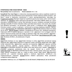 Wypełniacz do szczelin w betonie - Fine Crack Repair Wypełniacz do szczelin w betonie - Fine Crack Repair