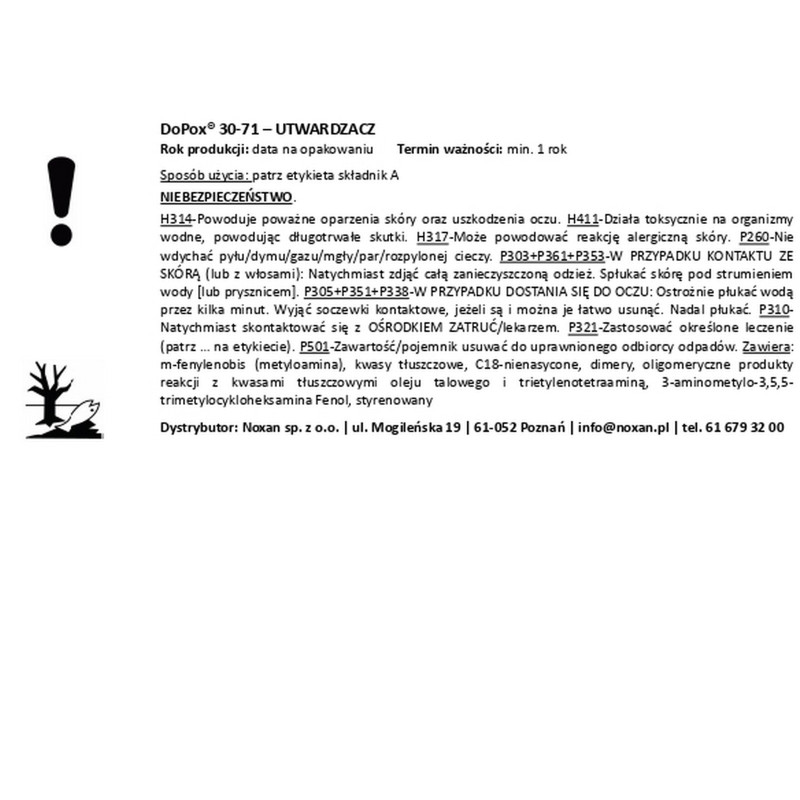 Dominator DoPox® 30-71 epoxy putty Dominator DoPox® 30-71 epoxy putty