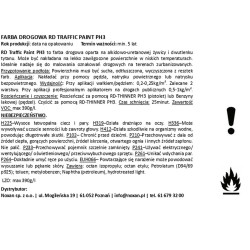 Farba drogowa biała i w kolorach - Traffic PH3 / PH4 Farba drogowa biała i w kolorach - Traffic PH3 / PH4