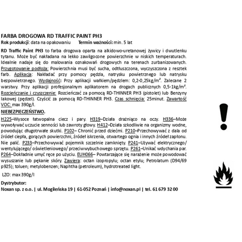 Road paint white and in colors - Traffic PH3 / PH4 Road paint white and in colors - Traffic PH3 / PH4