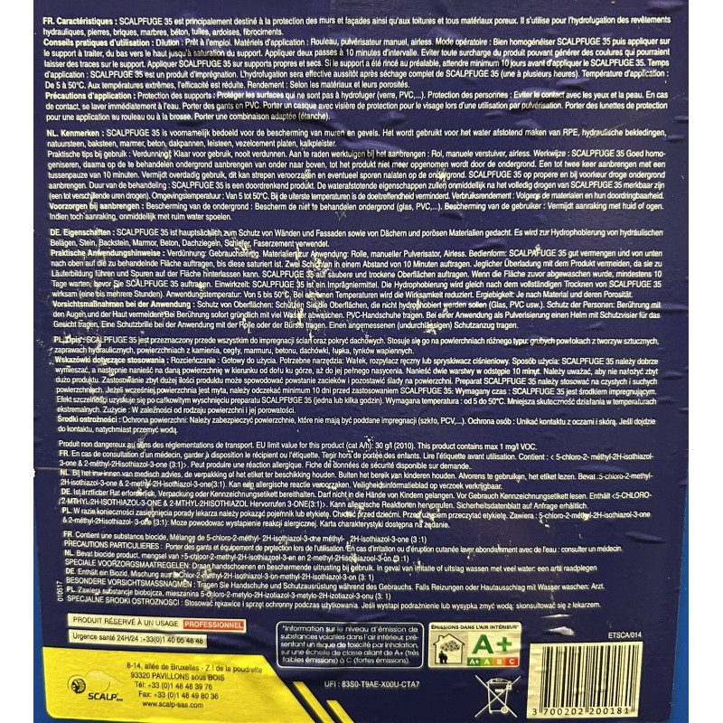 Tile waterproofing - Scalpfuge 35 Tile waterproofing - Scalpfuge 35