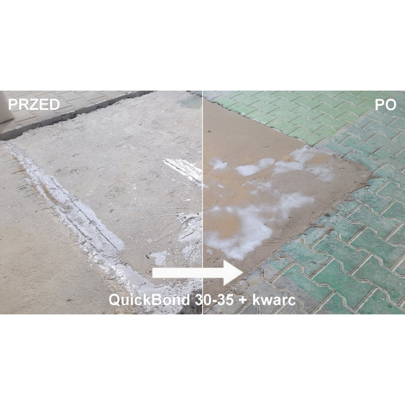 Szybkoschnąca zaprawa naprawcza - QuickBond 30-35 + kwarc Szybkoschnąca zaprawa naprawcza - QuickBond 30-35 + kwarc