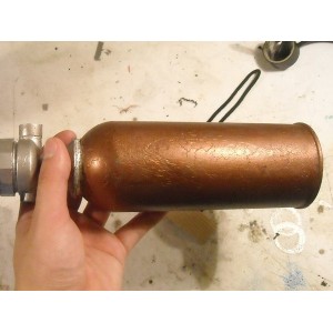 Element pomalowany Lakierem miedzianym w sprayu