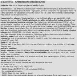 Flexible anti-corrosion paint - Elastometal Flexible anti-corrosion paint - Elastometal