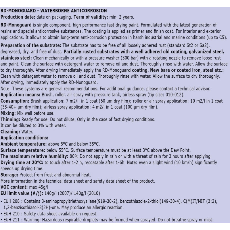 Paint for steel structures, anti-corrosive, fast-drying - Monoguard - Noxan.pl Paint for steel structures, anti-corrosive, fast-drying - Monoguard - Noxan.pl