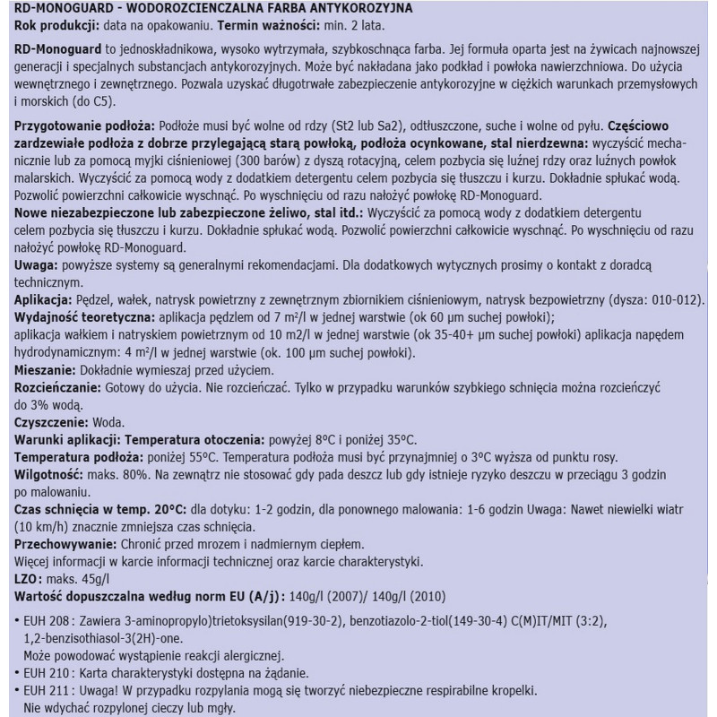 Monoguard - kolory NCS z mieszalnika Monoguard - kolory NCS z mieszalnika