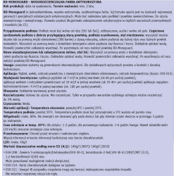 Biała farba do dachu z blachy odbijająca ciepło Monoguard Biała farba do dachu z blachy odbijająca ciepło Monoguard