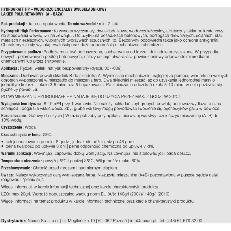 Hydrograff HP - kolory NCS z mieszalnika Hydrograff HP - kolory NCS z mieszalnika