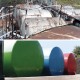 Silosy przed i po malowaniu farbami do metalu CombiColor