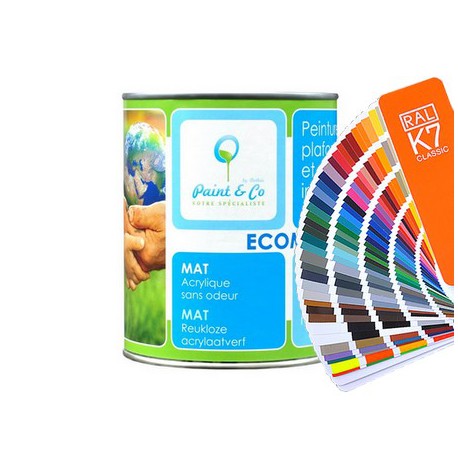 Ekologiczna farba do ścian Ecomat - kolory RAL z mieszalnika