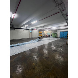 Surface painted with Aquasorb anti-condensation paint Surface painted with Aquasorb anti-condensation paint