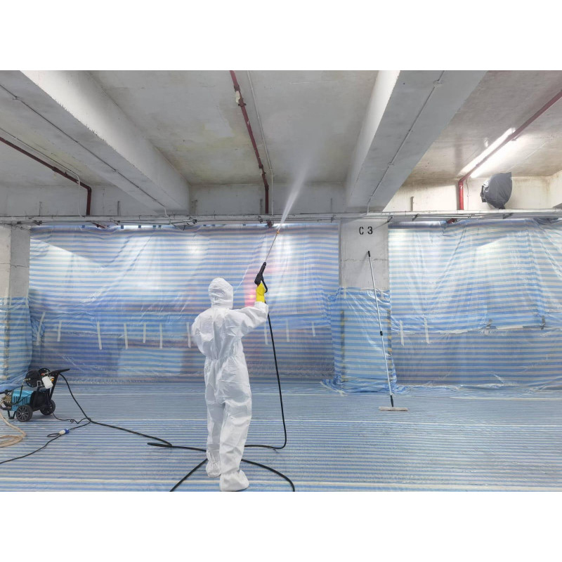 Surface painted with Aquasorb anti-condensation paint Surface painted with Aquasorb anti-condensation paint