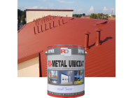 Farba Metal Unicoat zastosowana na dachu z blachy trapezowej