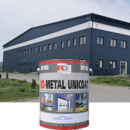 Renowacyjna farba antykorozyjna Metal Unicoat zastosowana na elewacji