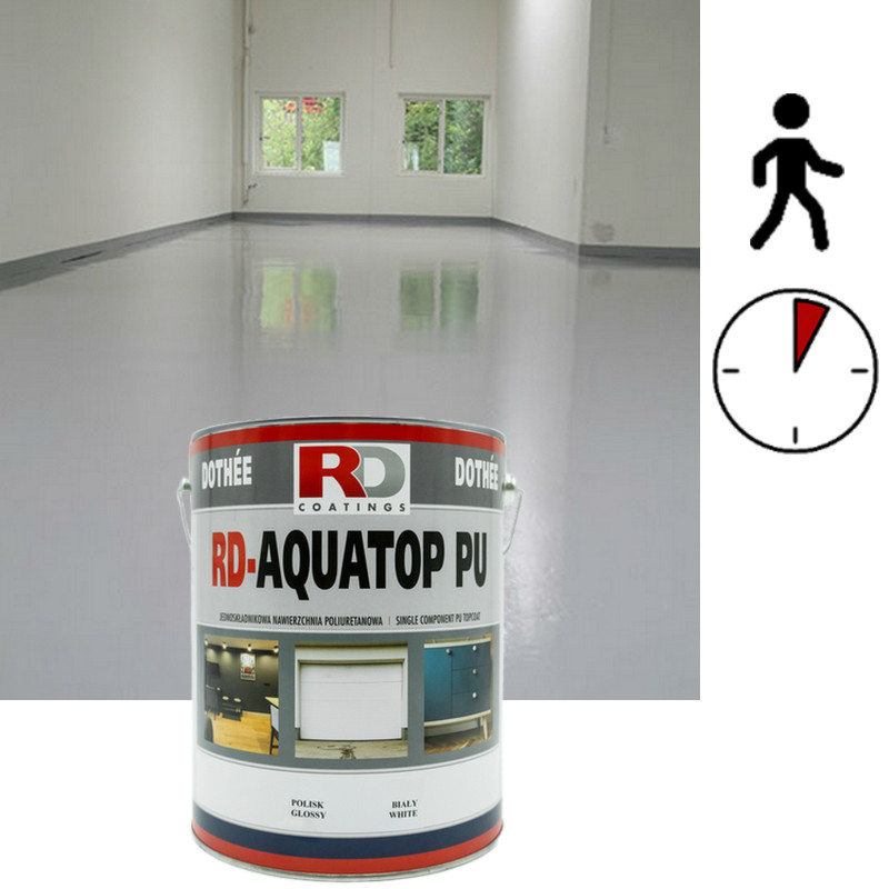 Quick-drying floor paint - RD-Aquatop PU Quick-drying floor paint - RD-Aquatop PU