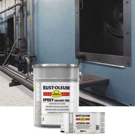 Chemical resistant epoxy enamel - Rust-Oleum 5500