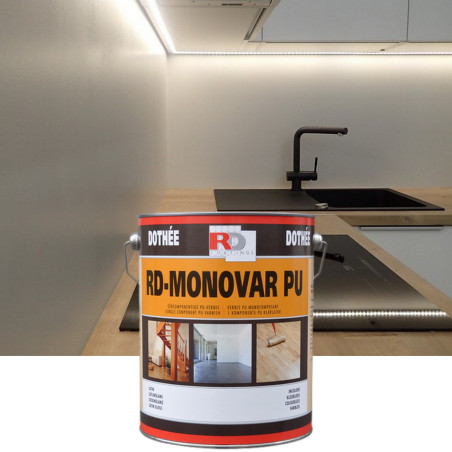 Monovar PU clear coat for walls