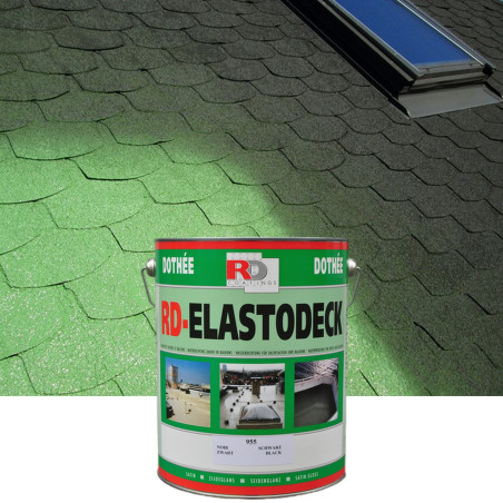 Paint for roof shingles, asphalt panels - Elastodeck
