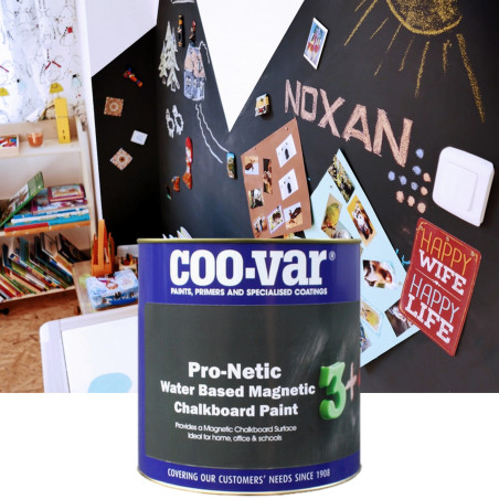 Blackboard magnetic paint