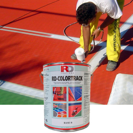 Painting of tennis courts, sports fields - RD-Colortrack