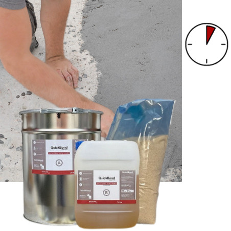 Quick-drying repair mortar - QuickBond 30-35 + quartz